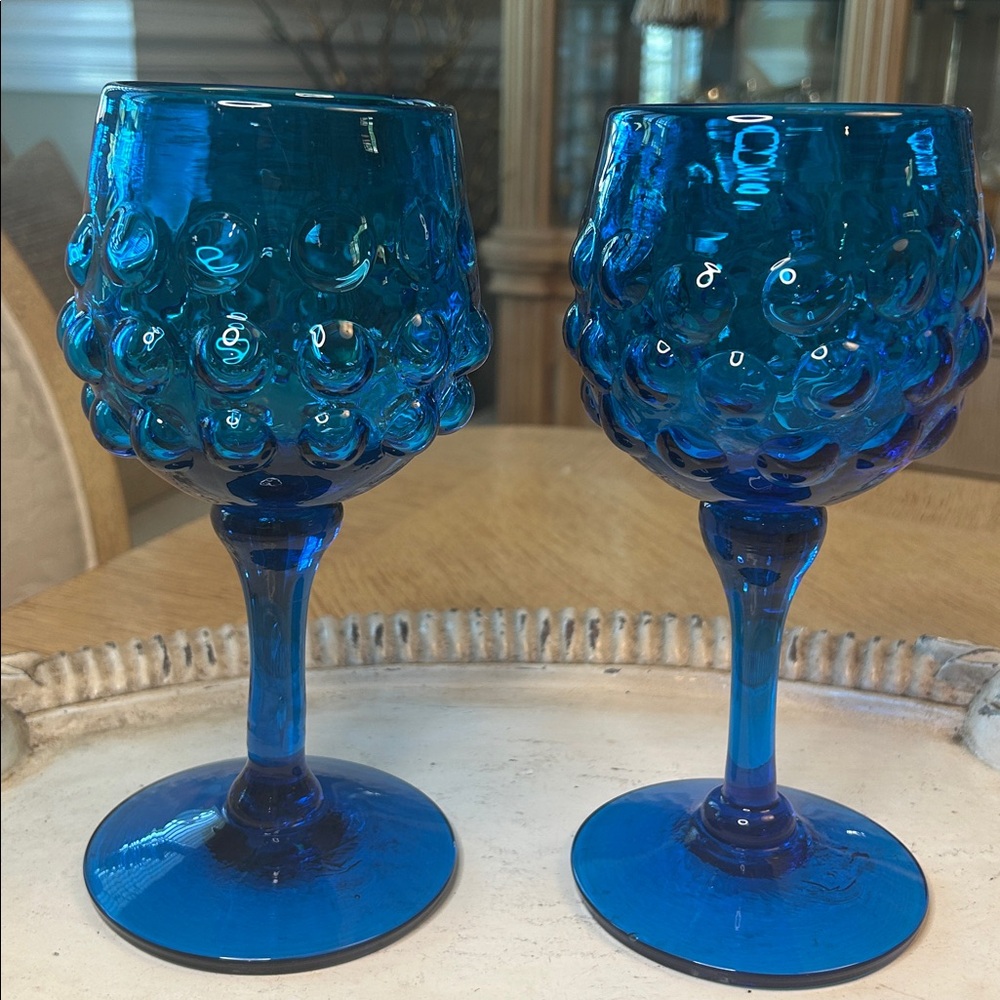 Vintage Hobnail Goblet (2)